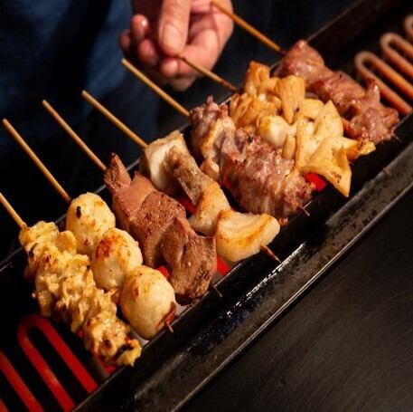 美味しい焼き鳥が多数