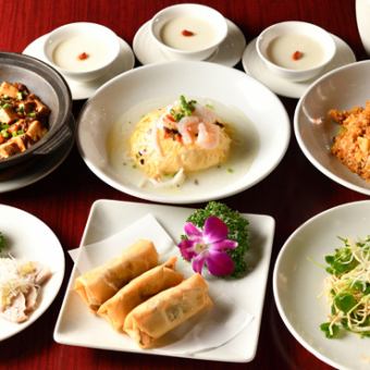 【2時間飲み放題付】『団欒』鶏とカシュナッツ炒めなど 全7品4700円 宴会