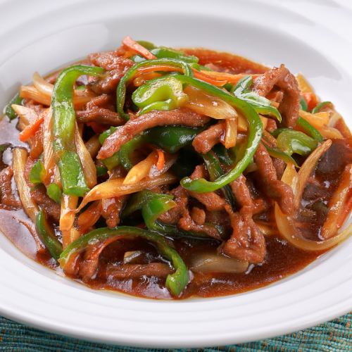 黒チンジャオロース(牛肉or豚肉)