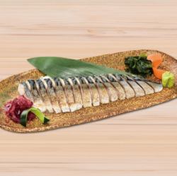 炙りしめ鯖半身盛り(しめ鯖)