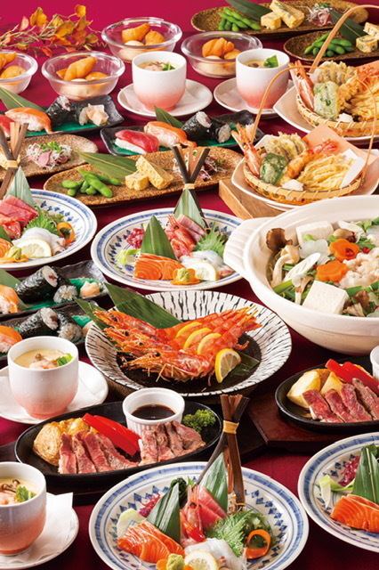 料理が選べる[飲放]付き新コース4000円～！