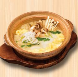 きのことろろ雑炊