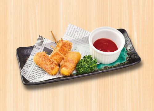のび～るベーコンチーズフライ