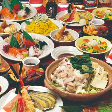 【2小時暢飲】高級套餐（8道菜）6000日圓（含稅）