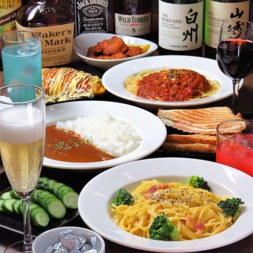 アラカルトのお料理もご用意！単品飲み放題と合わせて少しお料理をご注文したい方におすすめです♪