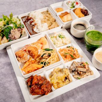 平日ランチビュッフェ【11:00～15:00時間無制限】食べ放題＆ソフトドリンク飲み放題