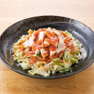 所沢産キュウリ&長ネギと鶏むね肉のよだれ鶏風