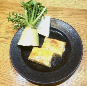 所沢産ダイコンのベイクドチーズケーキ