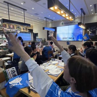 【5/13～15ディナー限定企画】ソフトバンク戦「ライブビューイング」応援観戦ビュッフェ＆BBQ　