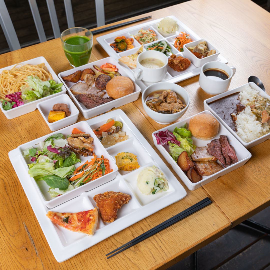 A restaurant where you can enjoy a buffet lunch.