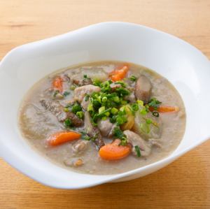 所沢産ダイコン＆人参の参鶏湯