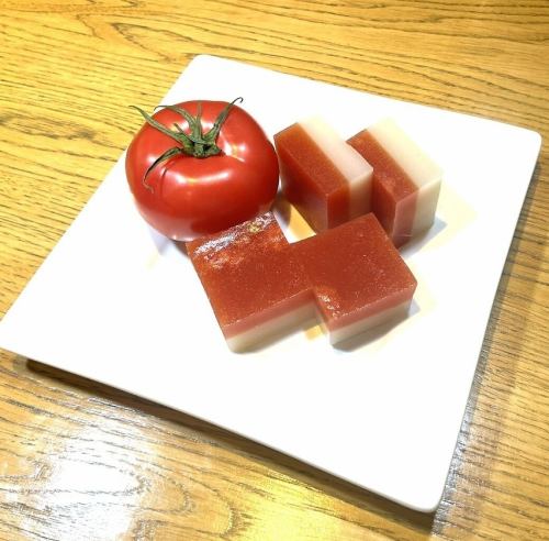 埼玉県産トマトと白あんのトマト羊羹