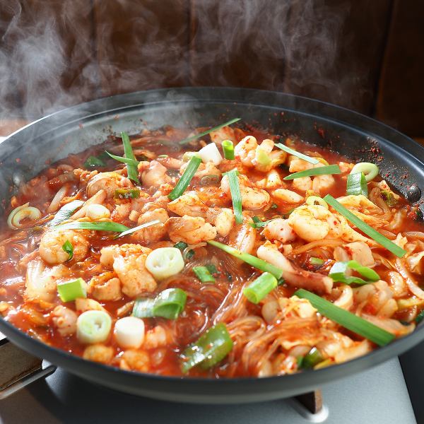 [Octopus + Shrimp + Hormone = Nakkopuse] The spiciness will leave you wanting! Exquisite harmony of hormone and seafood *2-3 servings