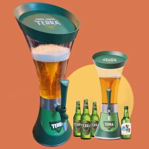 【ソメク】TERRAビールと韓国焼酎を合わせた絶品のお酒！ご来店の際は是非お召し上がりいただきたい一品♪