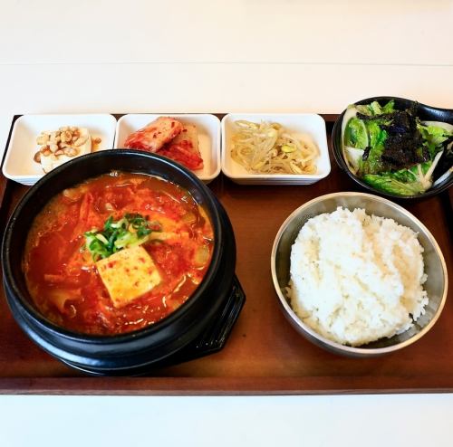 Kimchi chige set meal