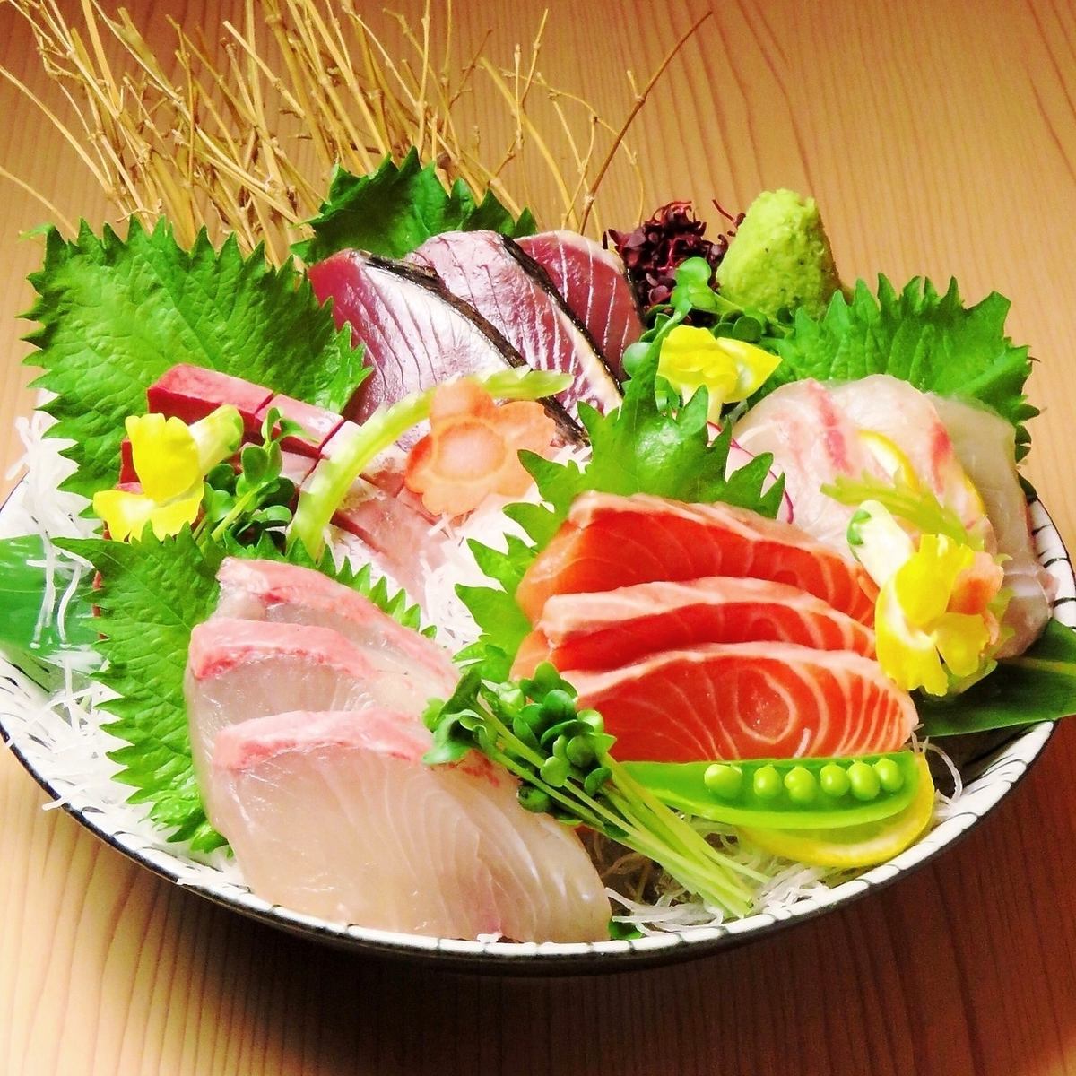 こだわりの食材を堪能！朝獲れの鮮魚を確かな技でご提供致します