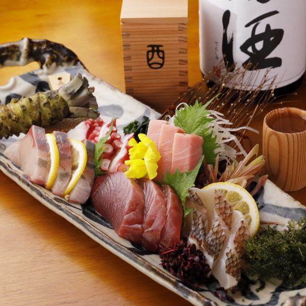 [Carefully selected by the owner] Assortment of 5 kinds of sashimi
