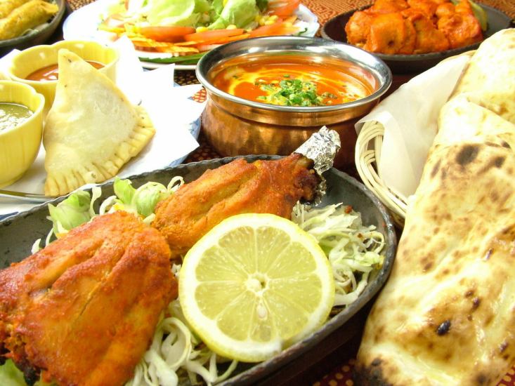 For a limited time! Authentic Indian food 2 hours all-you-can-eat and drink 3350 yen → 2980 yen ☆