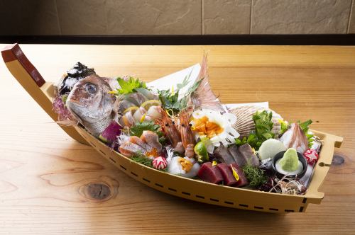 Assorted sashimi seven kinds