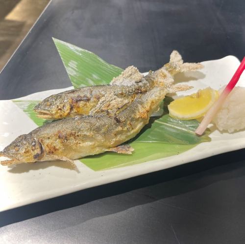 鮎の塩焼き2尾