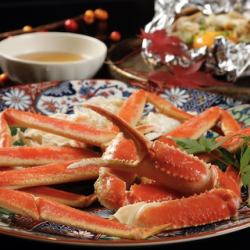 新鮮煮熟的標籤的卡諾蟹