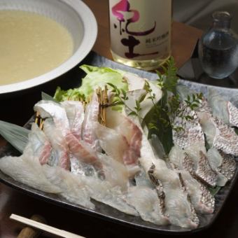 鯛しゃぶ（飲み放題90分付）