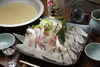 鯛しゃぶ（飲み放題90分付）