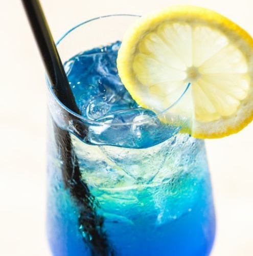 Original non-alcoholic cocktail Otaru Blue Grotto