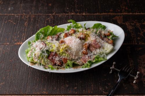 Caesar salad with lettuce