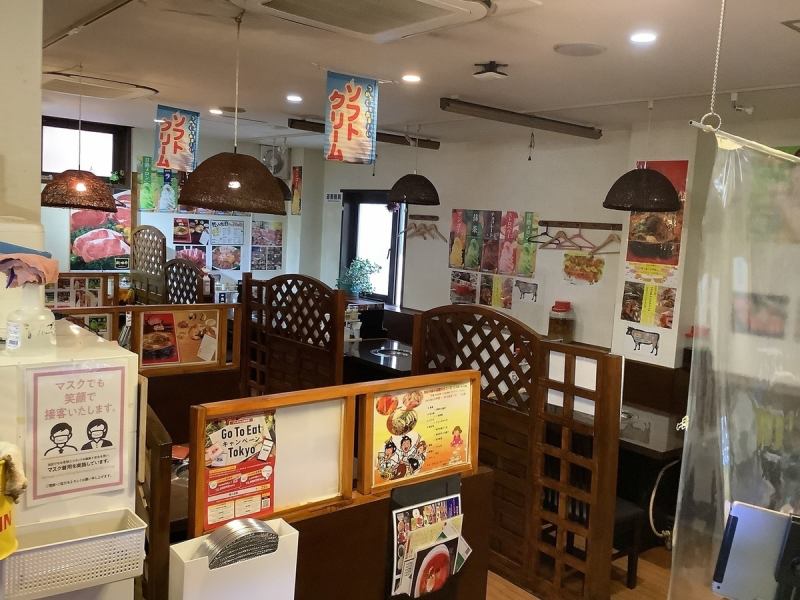 Since each seat is made wide, you can use it comfortably.In the spacious seats, "Please enjoy the taste of meat slowly ♪ Other course prices are also available ♪ Please feel free to contact us !!