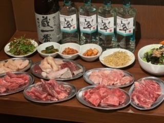 お肉もホルモンも楽しむちょっぴり贅沢コース 90分飲み放題付 5000円