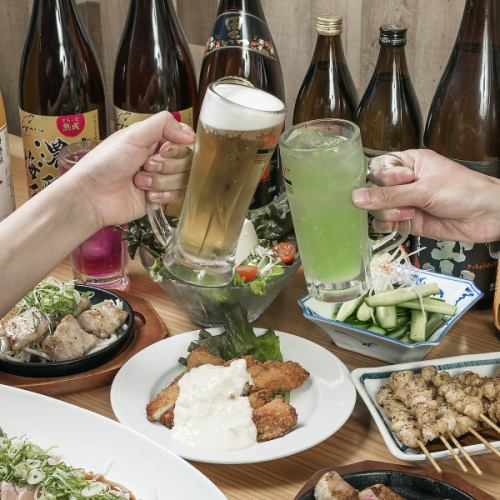 ≪ボリューム満点！六番の定番飲み放題付きコース◎≫六番コース【3,500円（税込）】