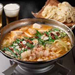 2時間飲み放題付きで宴会にピッタリのコース【もつ鍋コース】