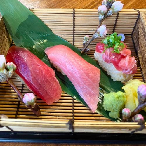 握り寿司３貫盛り