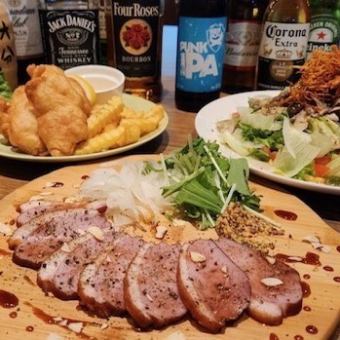 季節ごとの飲み放題付きコース☆スパークリングワイン一本サービス