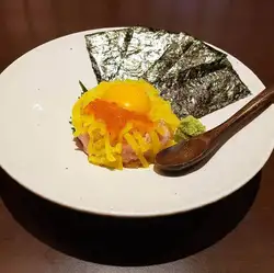 月見トロたく ～桑名海苔添え～