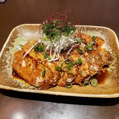 もも肉低温調理　葱ヨダレ鶏