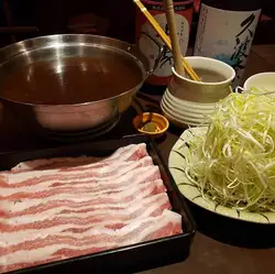 さくらポークの旨だしネギしゃぶ※二人前からのご注文となっております。