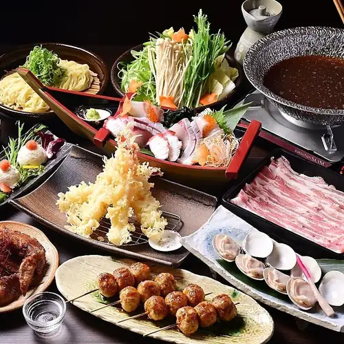 ≪三重県産さくらポーク使用≫焼き蛤と豚しゃぶしゃぶの平八郎スタンダード宴会コース!