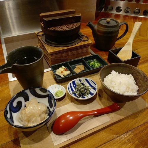 〆にも最適★銀シャリで食べるお茶漬け】