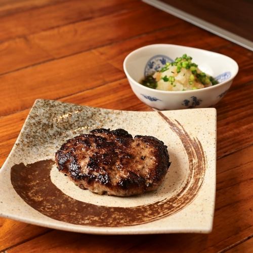 Stone-grilled Ishigaki beef hamburger steak