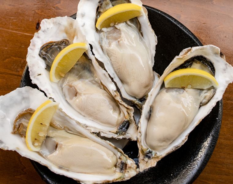Let's start with raw oysters!