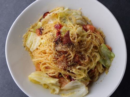 Peperoncino with Cabbage and Smoked Octopus