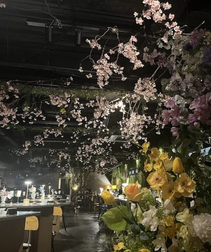 昼と夜　店内雰囲気の変化