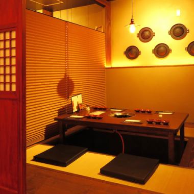 The back digging goat tatami room can be up to 35 people!