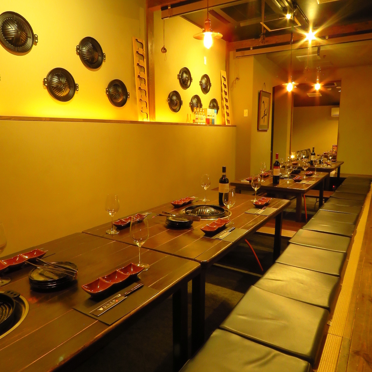 We have private rooms with sunken seating where you can stretch out and relax!! Accommodates up to 35 people!!
