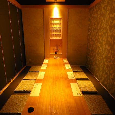 The purely Japanese, calm and high-quality space can accommodate large groups! Private rooms available...