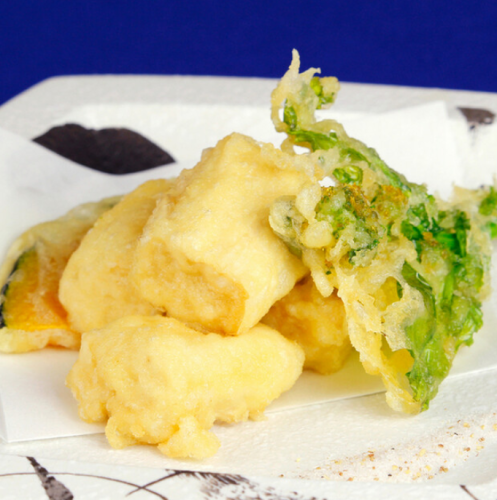 Fresh yuba tempura