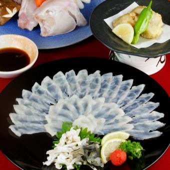 七水木特選☆河豚懷石料理【7道】110分鐘無限暢飲☆特價☆11,000日圓(含稅)