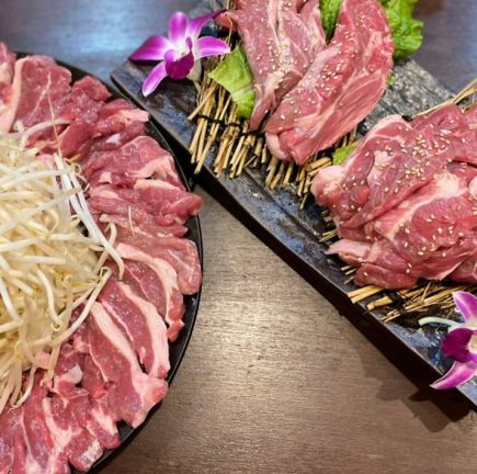 90分食べ放題!【ラム肩ロース・ショルダー食べ比べコース】全6品が!5000円(税込)